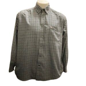 Dockers Green Plaid Casual Shirt L/S Large
